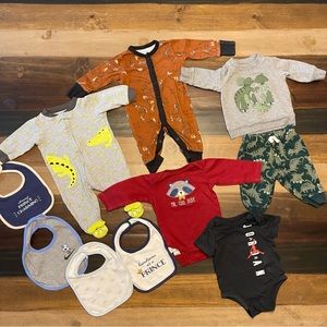 Baby Boy 0-3 months Clothes Lot 10pc